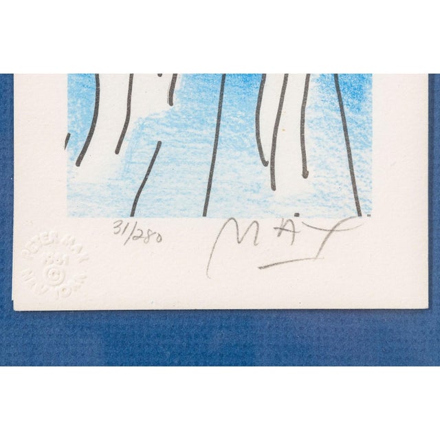 Pop Art Peter Max New Chair & Old Chair 1981 Signed Lithograph Pair 31/280 & 44/280 For Sale - Image 3 of 6