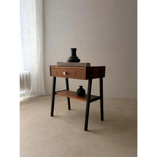 Scandinavian Chest of Drawers in Teak and Black Beech For Sale - Image 11 of 11