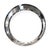 A striking Italian Modern / Fontana Arte–style round mirror dating to 1981, featuring an elegant layered beveled design...