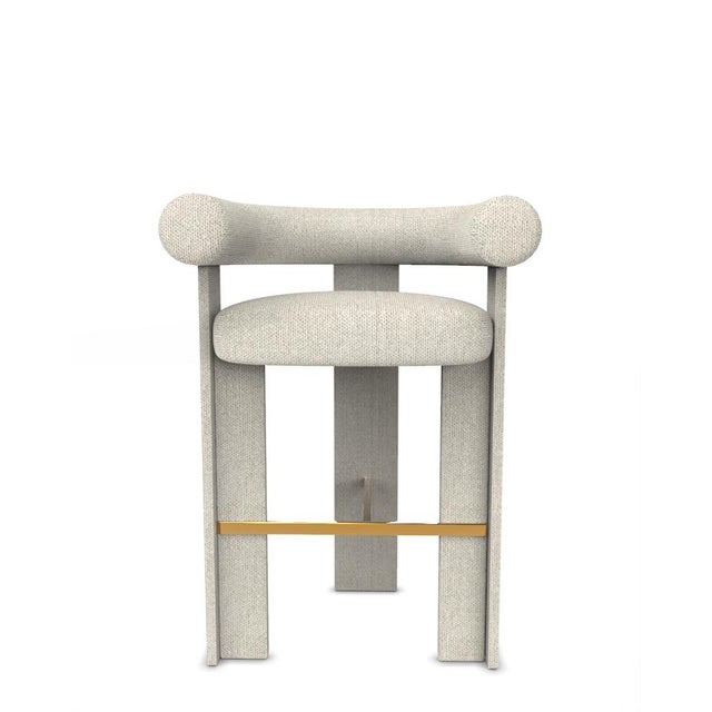 Metal Modern Cassette Bar Chair in Safire 07 by Alter Ego For Sale - Image 7 of 7