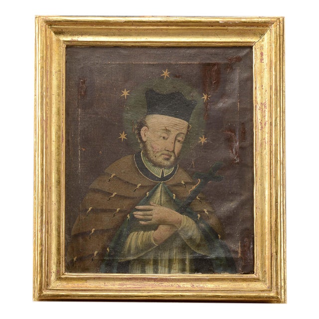 Italian Artist, Saint, Oil on Canvas, 18th Century For Sale