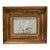 Original Signed Frech Impasto Oil Painting Boat on Lake Gilt Frame For Sale