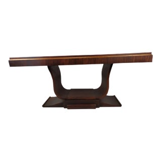 Art Deco Walnut Cradle Table For Sale