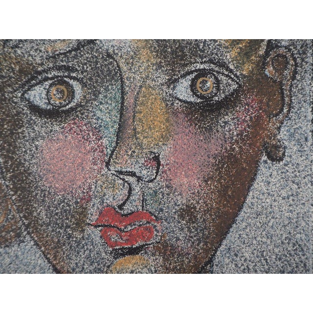 Franco Gentilini, Portrait de femme, Lithograph For Sale - Image 5 of 6