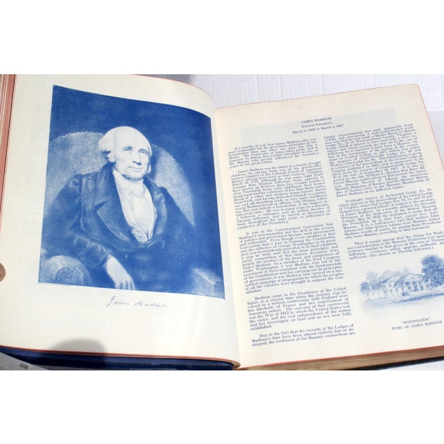 Vintage Oversized Gilt-Edge 1898 California Freemasonry & 1951 Masonic Bible – Bundle For Sale In San Diego - Image 6 of 18