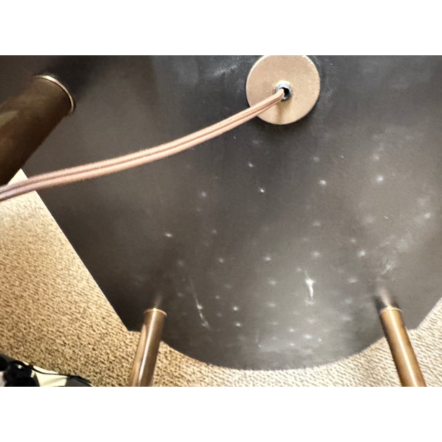 Vintage Styled After Stiffel Two Tier Table Reading Lamp For Sale - Image 14 of 16