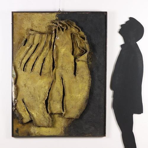 Mixed media on canvas, with material applications. from 1958 to 1968 ORAZI, who had already moved from the figurative to...