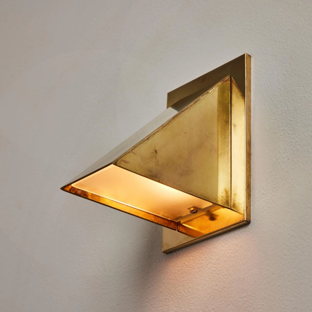 Jonas Bohlin 'Oxid' Raw Brass Outdoor Wall Lights for Örsjö - a Pair For Sale - Image 9 of 12