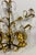 Large Pair French Gold & Rock Crystal Flower Sconces For Sale - Image 14 of 14
