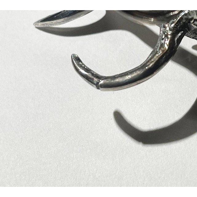 German Silver Reindeer with Sleigh attributed to Schleissner & Söhne, 1890s For Sale - Image 12 of 13