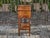 Midcentury English Walnut Side Table with Drawers and Turned Legs For Sale - Image 9 of 10