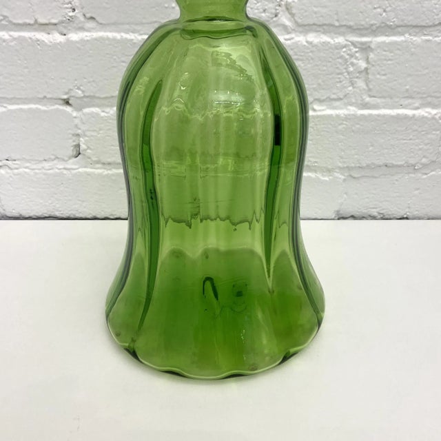 Vintage Brilliant Green Decanter, Design by Joel Philip Myers, Design #6934 For Sale In San Francisco - Image 6 of 8