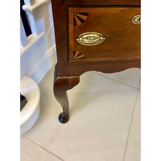 Late 18th Century Antique George III Dresser in Oak and Mahogany, 1780 For Sale - Image 5 of 17