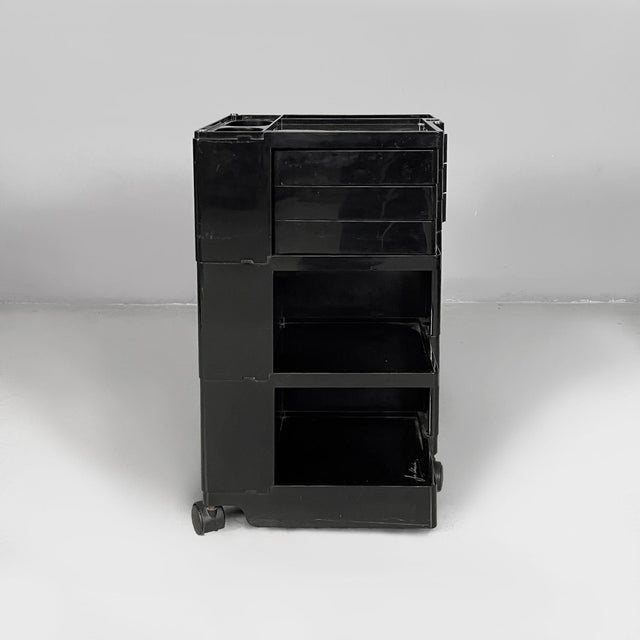 Italian Modern Brown Boby Storage Trolley by Joe Colombo for Bieffeplast, 1970s For Sale - Image 6 of 18
