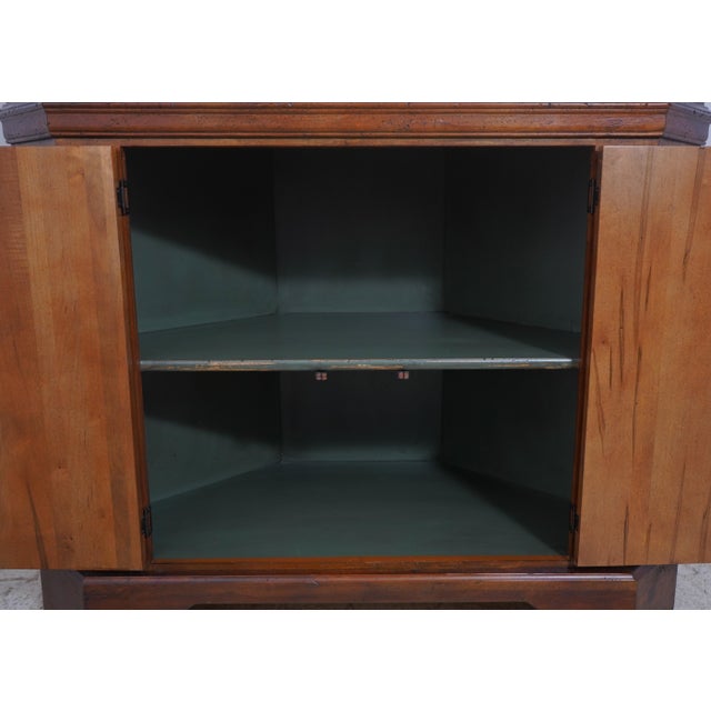 2010s Habersham Country 4 Door Corner Cupboard Cabinet For Sale - Image 5 of 12