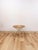 This chic vintage wicker and chrome woven folding side table is a stylish and practical coastal and boho accent find. The...