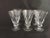 Glass Mid-Century Clear Glasses - Set of 6 For Sale - Image 7 of 7