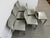 Gray Piero Lissoni for Kartell Lizz Stacking Chairs, Set of Six For Sale - Image 8 of 12