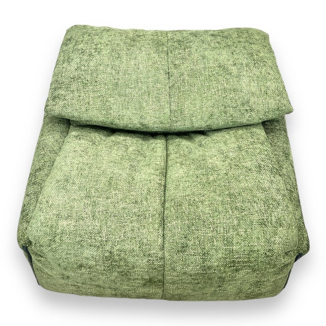 Ligne Roset Vintage Green Plumy One-Seater Sofa Chair by Annie Hiéronimus for Ligne Roset For Sale - Image 4 of 17