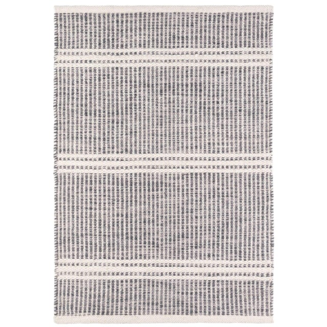 2020s Dash & Albert by Annie Selke Malta Grey Woven Wool Rug, 8' 6" x 11' 6" For Sale - Image 5 of 5