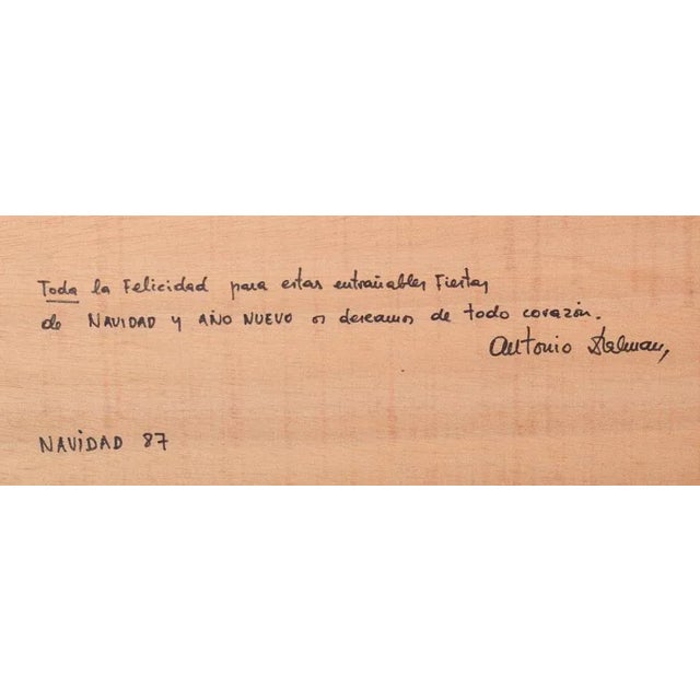 Agustín Ubeda, Lady with Fruit, Silkscreen For Sale - Image 11 of 13