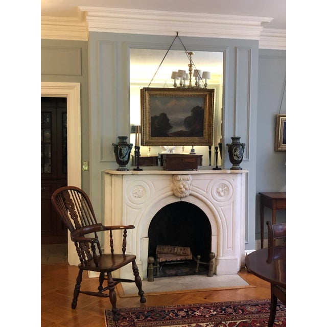 Antique English Yew Tree Windsor Armchair For Sale - Image 11 of 13