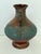 Vintage Japanese Patinated Metal Vase With Dragon Handles, Mid-Century Export For Sale - Image 4 of 7