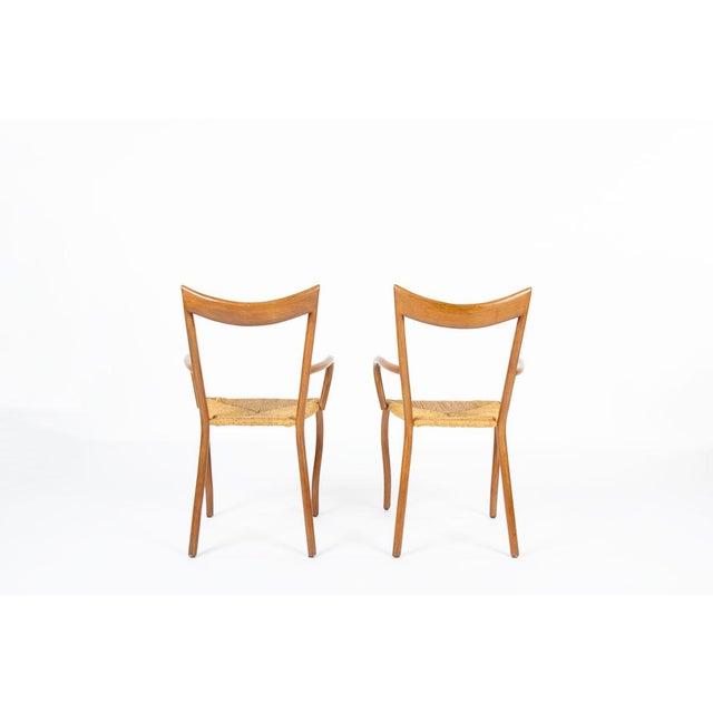 Manila Chairs in Rope and Wood by Val Padilla for Jasper Conran, 1970s, Set of 6 For Sale - Image 9 of 15