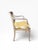 Silver Pair of Vintage Maitland-Smith Silver & Gold Leaf Neoclassical Armchairs With New Designer Cushions For Sale - Image 8 of 14