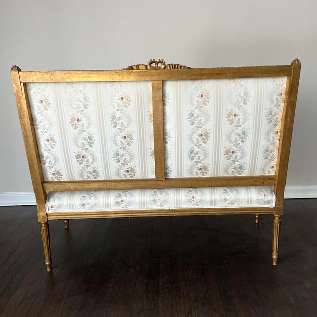 Late 19th Century French Antique 5-Piece Salon Set For Sale - Image 5 of 9
