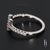 14k White Gold & Diamond Bypass Ring - Size 6.5 For Sale - Image 4 of 4