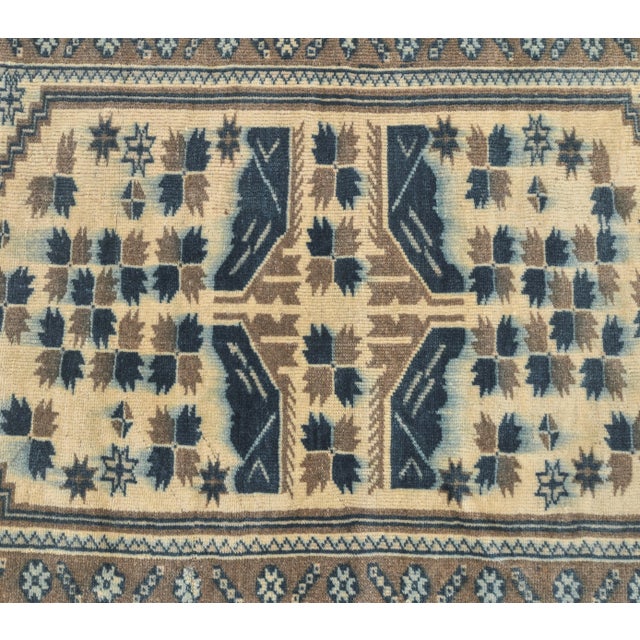 1980s Vintage Turkish Hand-Knotted Rug For Sale - Image 5 of 8