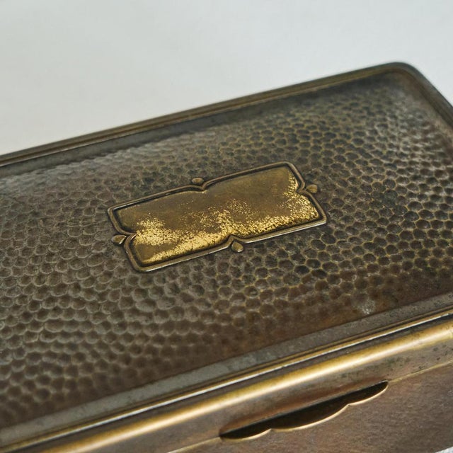 Dutch Art Deco Style Box in Copper, 1920s For Sale - Image 4 of 8