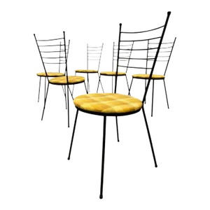 George Nelson & Ossia Arkus for Arbuck, Iron Hairpin Chair, 1950s, Usa