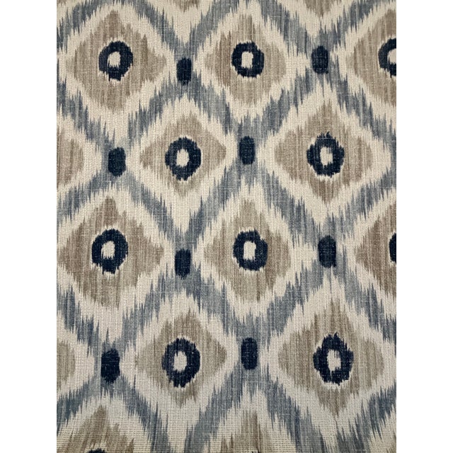 2020s Baker Lifestyle | Sku: K Pp50448 Baker Lifestyle Vasco Blue Fabric 1 Yard For Sale - Image 5 of 6