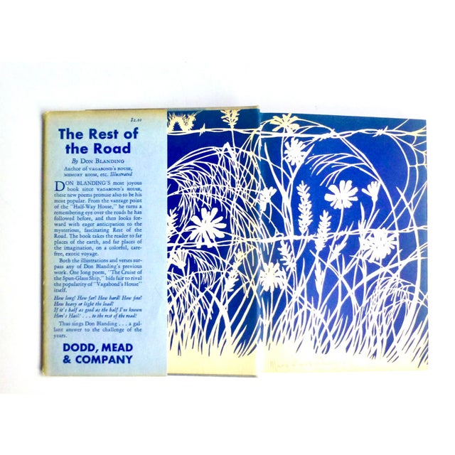 1937 Art Deco 'The Rest of the Road' Signed by Don Blanding For Sale In Los Angeles - Image 6 of 7