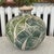 Earthenware Pottery Vase With Leaf Design For Sale - Image 6 of 12