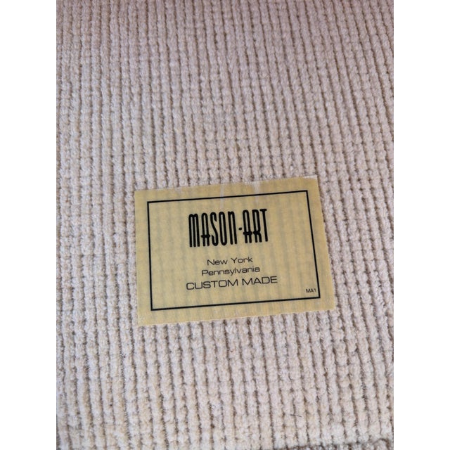 1980s Mason-Art Cream Upholstered Sofa For Sale - Image 10 of 11