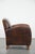 Vintage Brown Sheepskin Armchair For Sale - Image 3 of 17