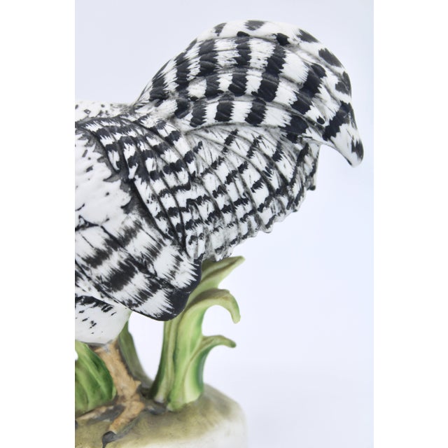 Black Vintage Farmhouse Black and White Ceramic Chickens For Sale - Image 8 of 13