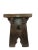 Spanish Brutalist Oak Stool For Sale - Image 9 of 11