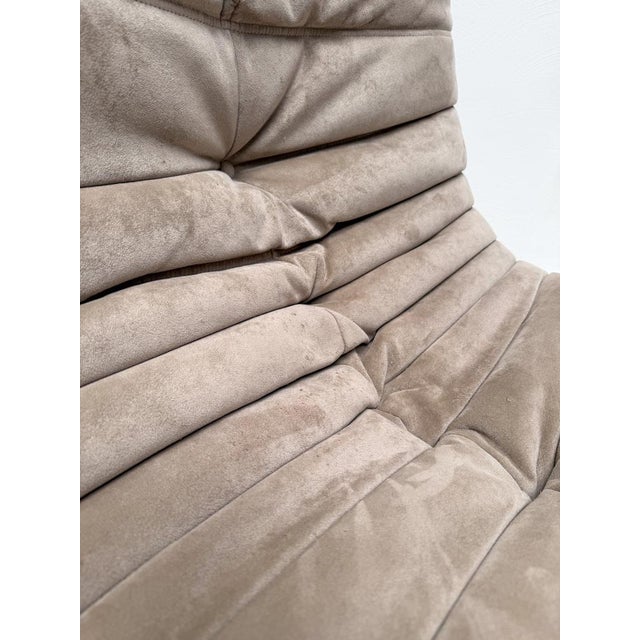 1990s Vintage Alcantara Togo 2-Seater by Michel Ducaroy for Ligne Roset, 1990s For Sale - Image 5 of 18