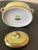 Richard Ginori Richard Ginori Italian Contessa Yellow and Gold Porcelain Sugar Bowl With Lid For Sale - Image 4 of 12