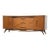 Sculpted Boomerang Walnut Dresser For Sale