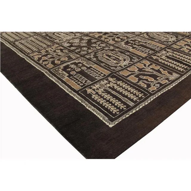 1980s Old Shiraz Area Rug 7'1"×10'3" For Sale - Image 4 of 13