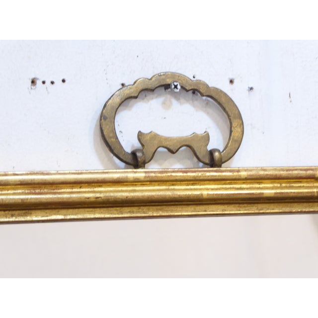 Antique Chinese Export Giltwood Mirror For Sale - Image 4 of 4