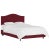 Kenmore Bed in Berry Classic Velvet, Twin For Sale In Chicago - Image 6 of 6