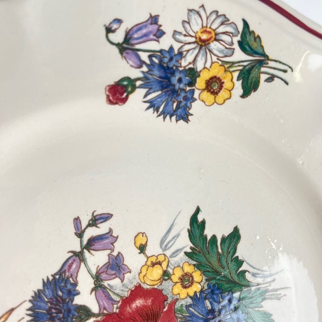 Antique Agreste Dinner Plates from Sarreguemines, 1890s, Set of 4 For Sale - Image 10 of 12