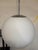 Opaline pendant light circa 1970. Good condition. Up to 250V (Europe/UK Standard).The wiring of this item may be original...