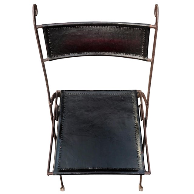 Set of Four Italian Modern Folding Chairs For Sale - Image 10 of 17